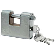 LUCCHETTO ANTISCASSO CORAZZATO KA YALE/CORBIN - OTTONE ACCIAIO CROMATO CHIAVI 3 MM 62- 6 pezzi