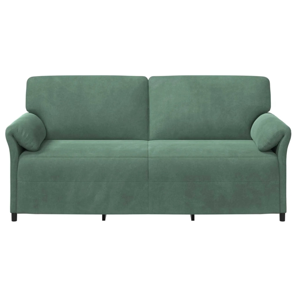 Divano 3-Persone Verde Mare 198 x 83 x 95 cm Velluto