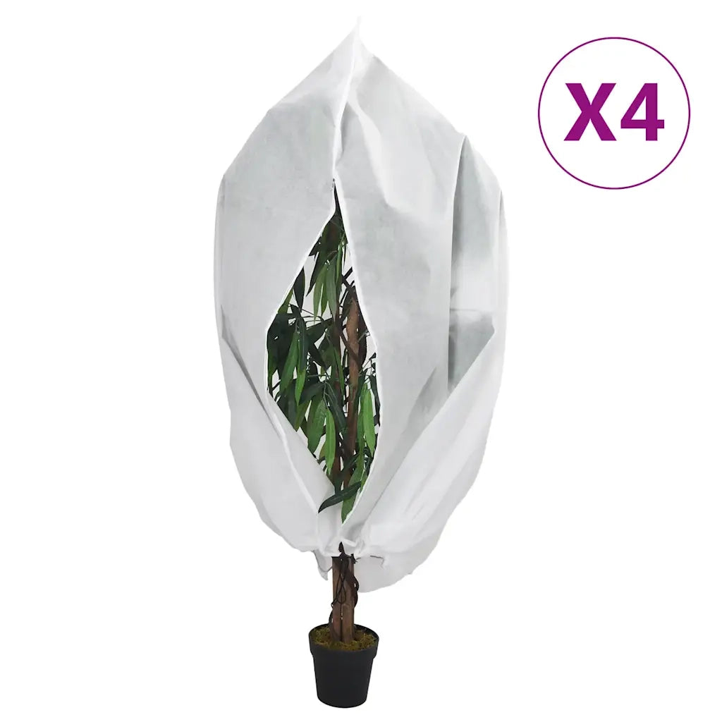 Coperture con Cerniera per Piante 4pz 70 g/mÂ² 3,14x2,5 m