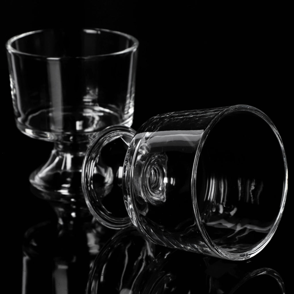 Set di 12 coppette da gelato in vetro KADAX da 290 ml.