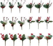 Dentellini di abete con aghi di cipresso e pigne per decorazione di Natale - albero di Natale, corona di Natale, slitta, decorazione da tavola