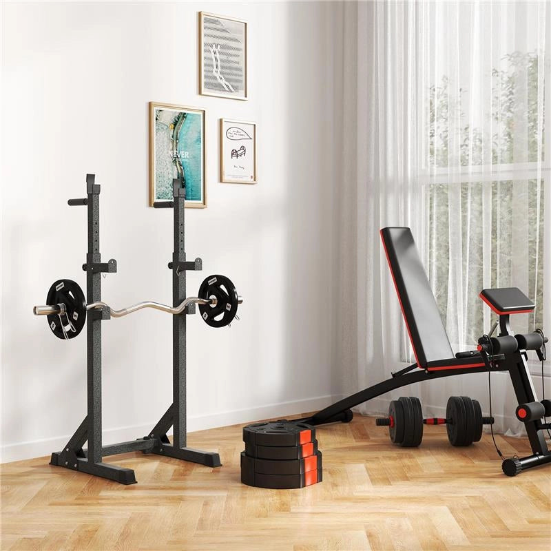 KIT PESI CON 2 DISCHI DA 10 KG E 2 DISCHI DA 5 KG IN POLIPROPILENE E SABBIA Ø 34X6 CM E Ø 27X4.5 CM NERO