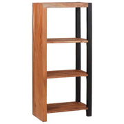 vidaXL Libreria Marrone, Nero 50 x 30 x 110 cm