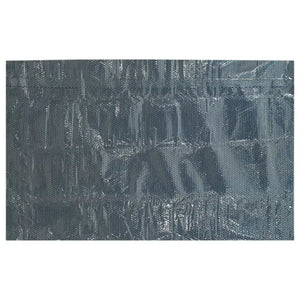Pellicola Galleggiante Solare PE Piscina 975x488 cm Nero e Blu 92989