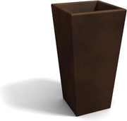 Pianta quadrata per interni ed esterni - 41 x 41 cm Altezza 90 cm Colore miele Profondità 30 cm