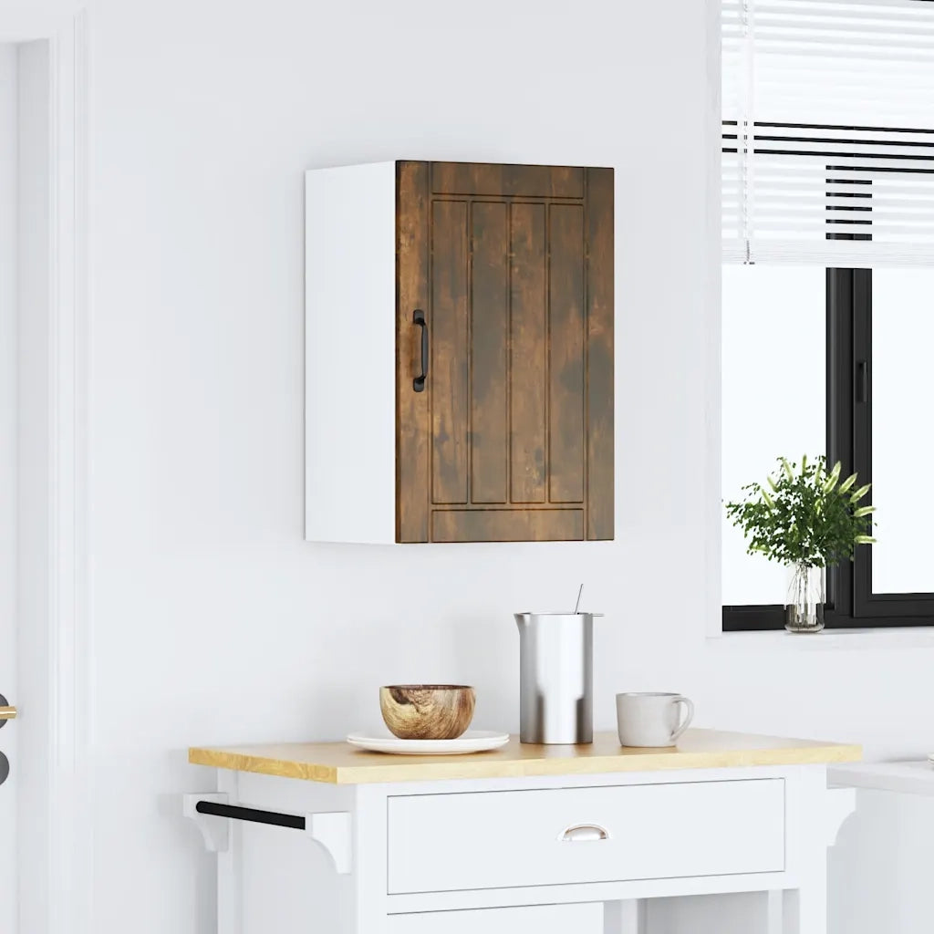 Pensile da Cucina Lucca Rovere Fumo in Legno Multistrato 853792