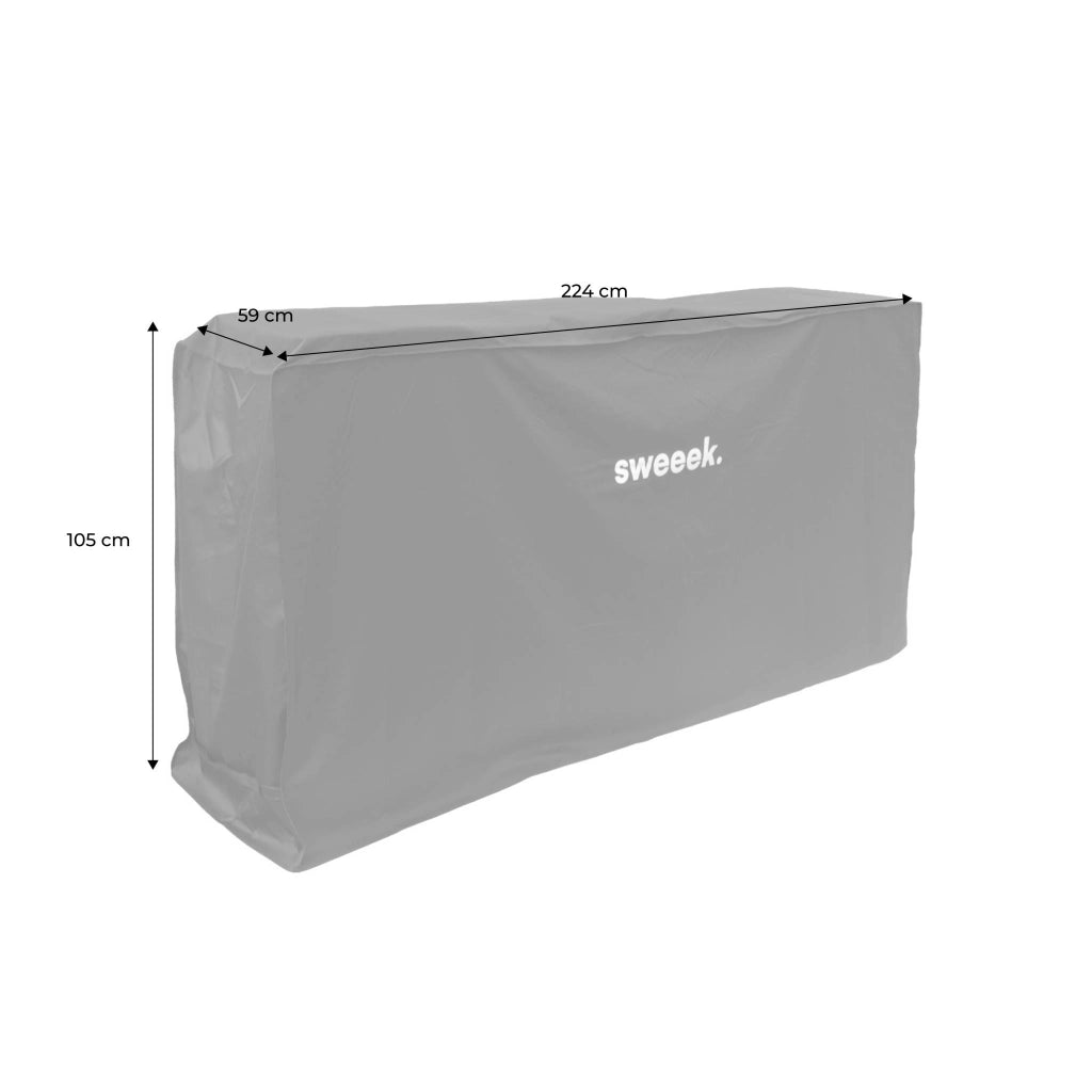 Copertura universale barbecue taglia xl, nero