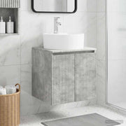 Mobile Lavabo da Parete Grigio Cemento 49,5 x 44,5 x 65 cm 890435