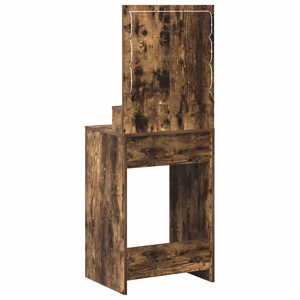 Tavolo da Trucco Rovere fumé 50 x 41 x 135 cm Legno multistrato 865122