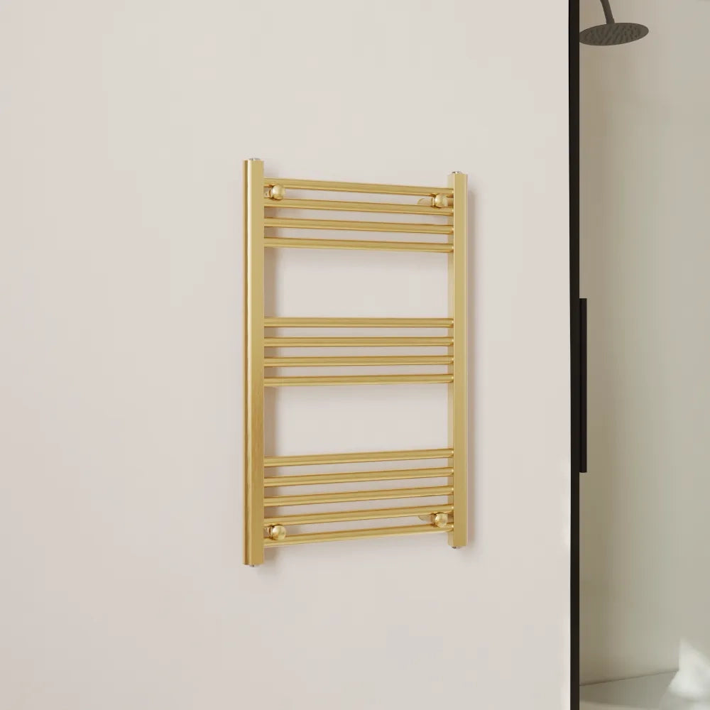 Termoarredo idraulico 800x500 oro spazzolato interasse 450 | Polaris