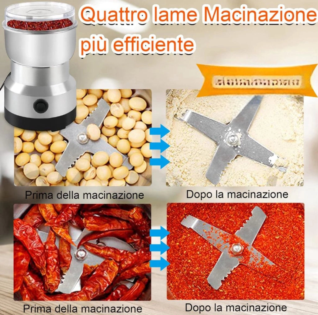 Macina caffè Spezie Pepe Noci elettrico Lame in Acciaio 220V ART-NM8300