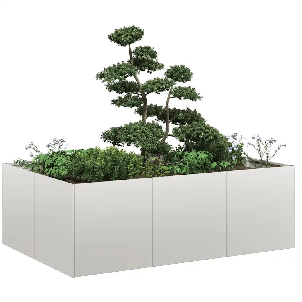 Fioriera 120x80x40 cm in Acciaio Inox 860749