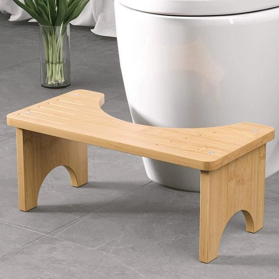 Sedia per bagno in bambù, sedia per bagno per adulti, sedia per bagno antiscivolo, sedia per bagno salutare e trasportabile, sedia per bagno in legno ergonomico per la stanza da bagno, adatta per anziani e bambini.