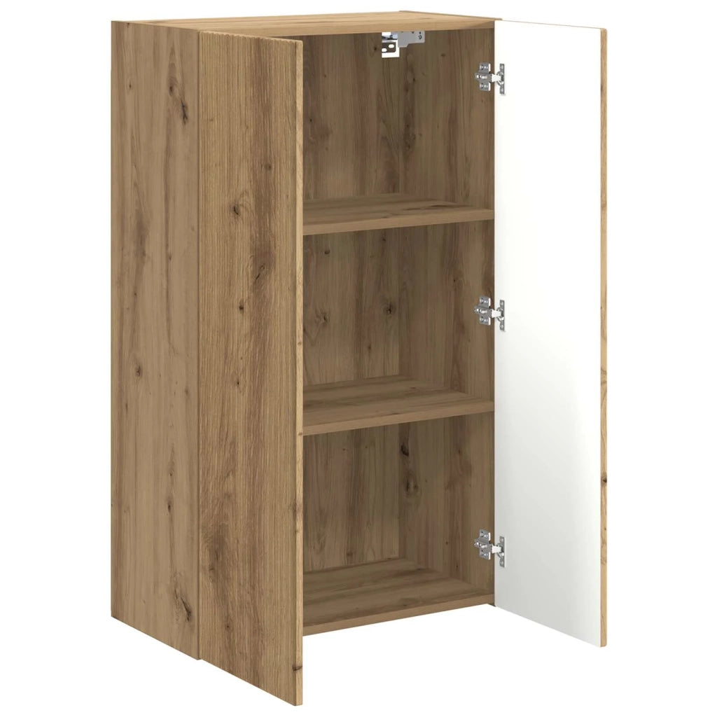 Mobile TV da parete Rovere artigianale 59,5 x 31 x 100 cm 892378