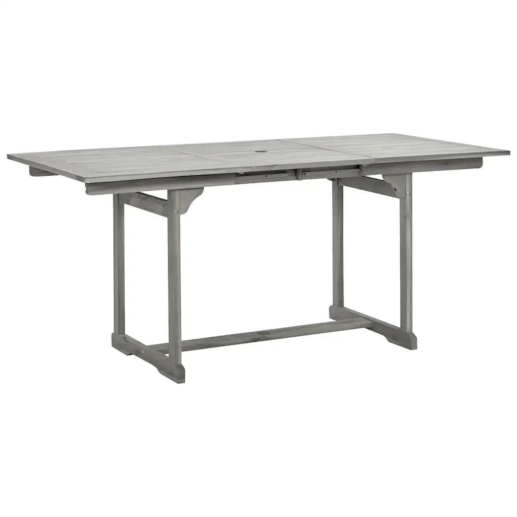 Tavolo da Pranzo per Esterni (120-170)x80x75 cm Massello Acacia cod mxl 34480