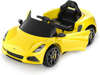 Macchina Elettrica per Bambini Licenza Ufficiale Lotus Emira 12V 4,5Ah Giallo