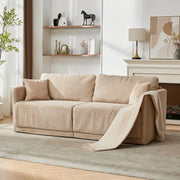 Divano letto ¨C Minimal ¨C tessuto grigio 140x200cm