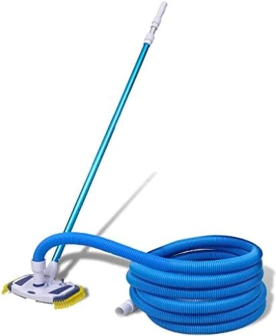 Pulitore di fondo - Pulitore di fondo piscina - Aspiratore di polvere per piscina elettrico - Pulitore di fondo piscina - Pulitore di fondo - Blu