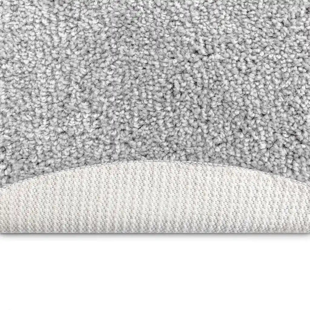 Tappeto Shaggy Antiscivolo Grigio 90 x 90 cm PP 4019780