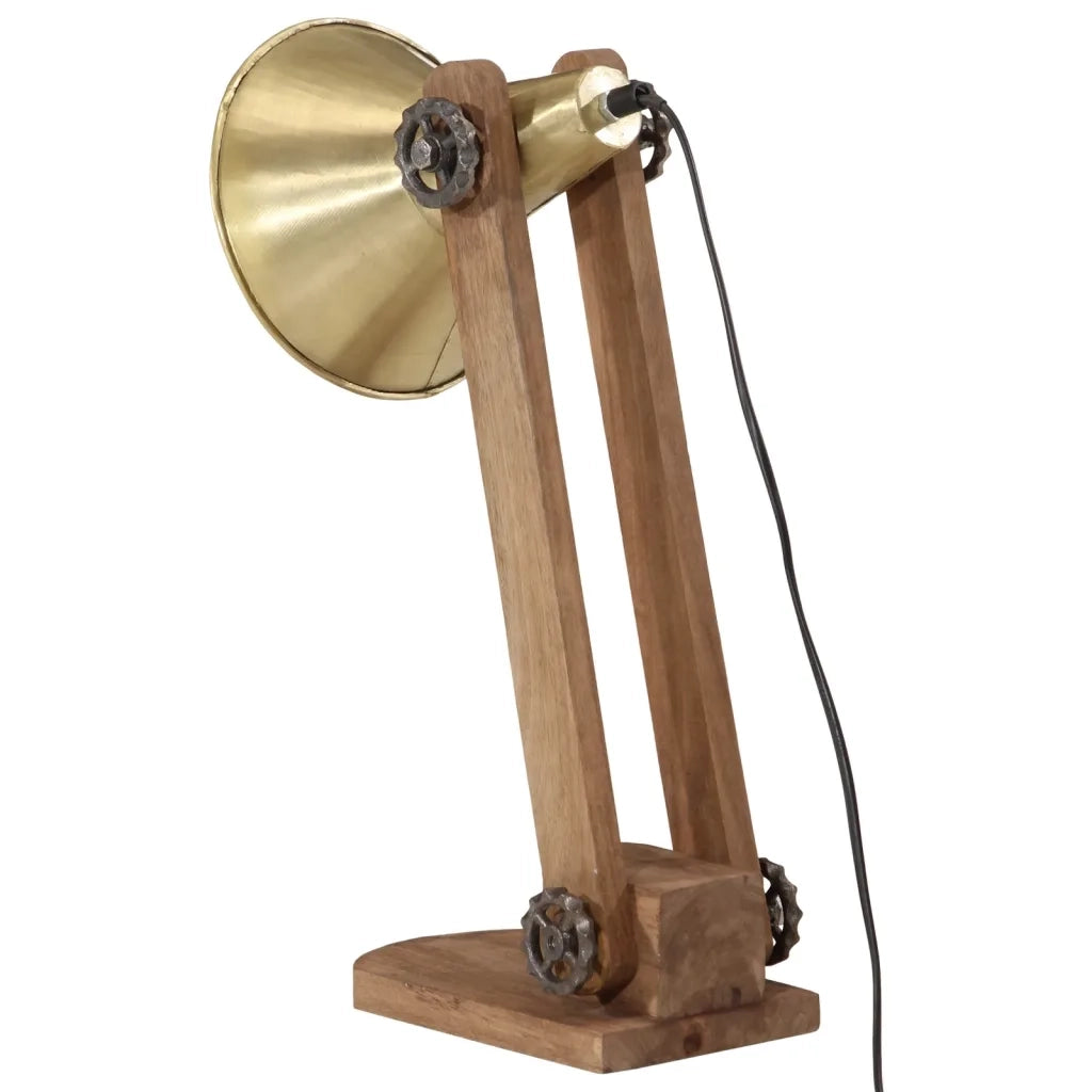 Lampada a Scrivania 25 W Ottone Anticato 23x13x52 cm E27 CFW1843443