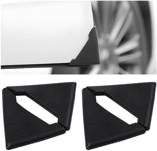 Protezione per Porte Autocarro Universale - 4 Pezzi - Nero - Resistentente ai Graffi - PVC - Protezione per Porte Autocarro