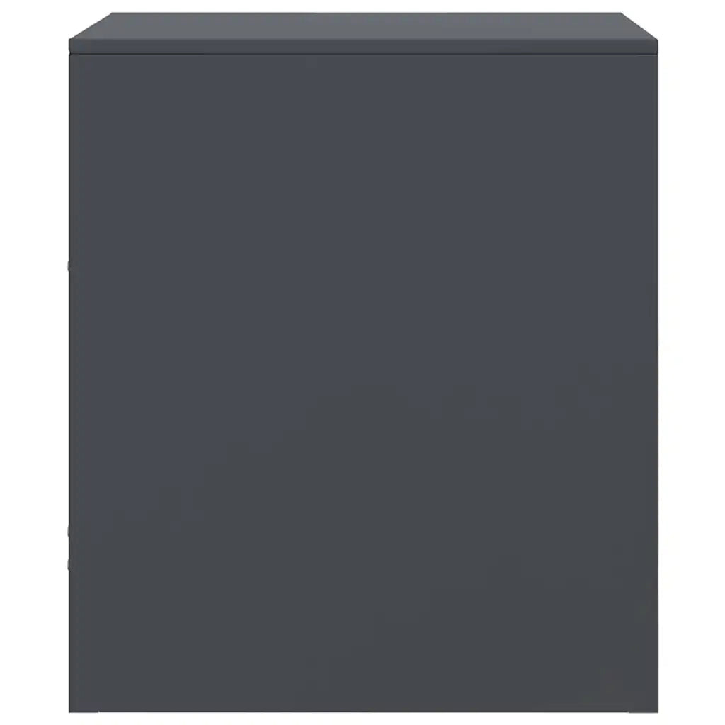 Comodini 2 pz Antracite 34,5x39x44 cm in Acciaio 841756