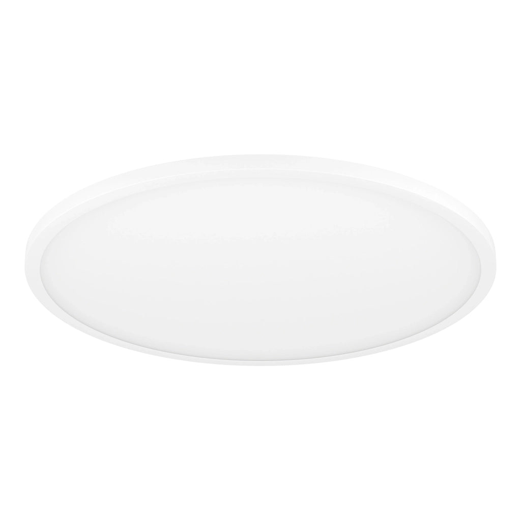 Plafoniera Moderna Sarsina-Z Alluminio Bianco Luce Led Integrato 41W