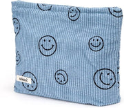 Toilette portatile con stampa sorriso - Multifunzionale - Wastas per donne (beige/blu)
