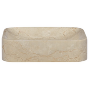 Lavandino-Lavabo-Lavello Crema 40x40x10 cm in Marmo 555602