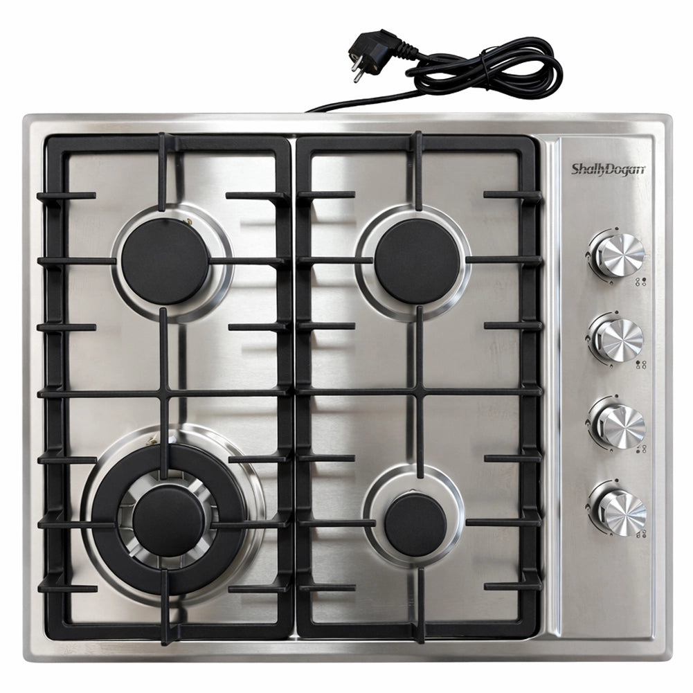 Cucina Completa 120x60cm Olmo Piano Cottura 4 Fuochi Lavello con Rubinetteria
