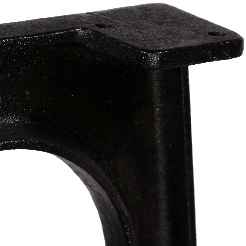 Gambe per Tavolo da Pranzo 2pz Base ad Arco Forma di A in Ghisa 245429