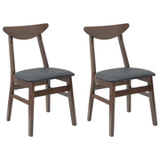 Sedie da pranzo 2 pz | Sedie da cucina Marrone Chiaro 42 x 47.5 x 81 cm