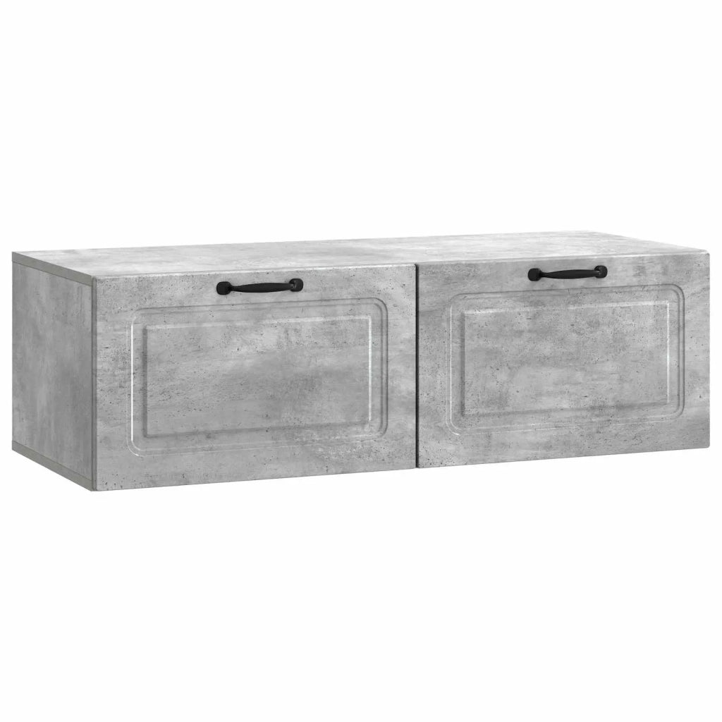 Mobile Porta TV da Muro Grigio Cemento 98 x 41 x 30 cm 899378