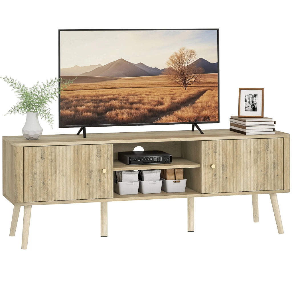 Mobile TV fino a 65 pollici ¨C zephmum ¨C quercia 140x35x49