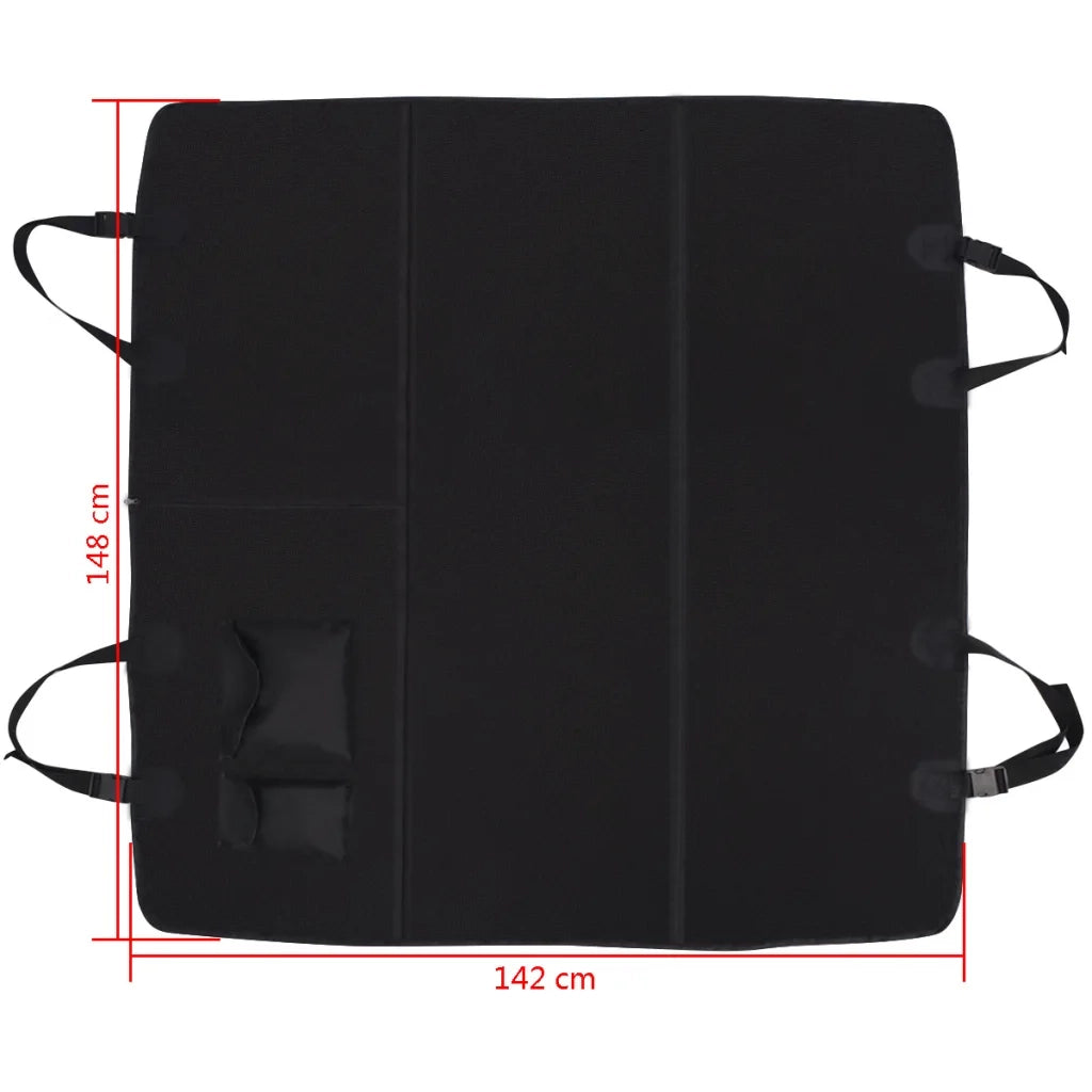 Coperta per Cani per Sedile Posteriore Auto 148x142 cm nero CFW5005451