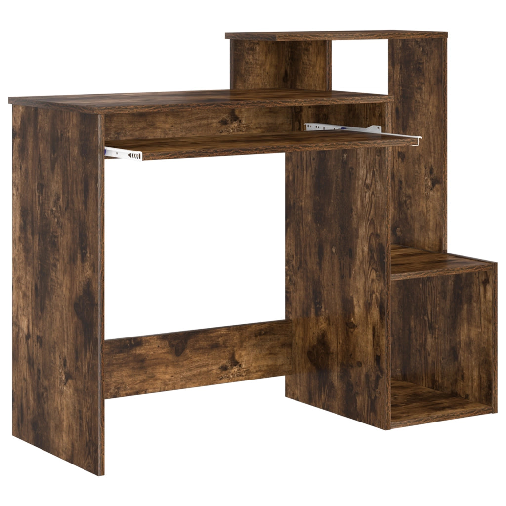 Scrivania per Computer Rovere Affumicato Rovere affumicato