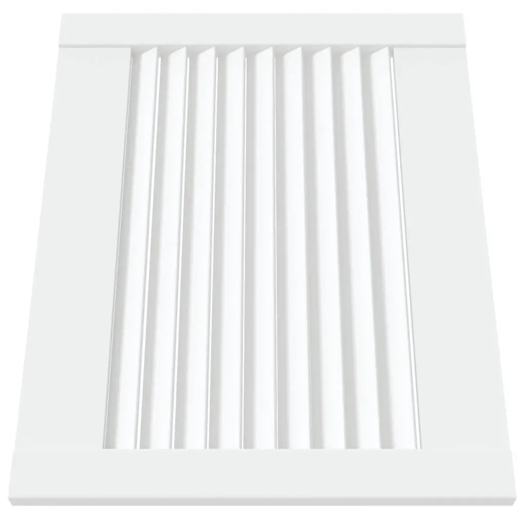 Ante a Lamelle 4 pz Bianche 39,5x49,4 cm in Legno di Pino 151147