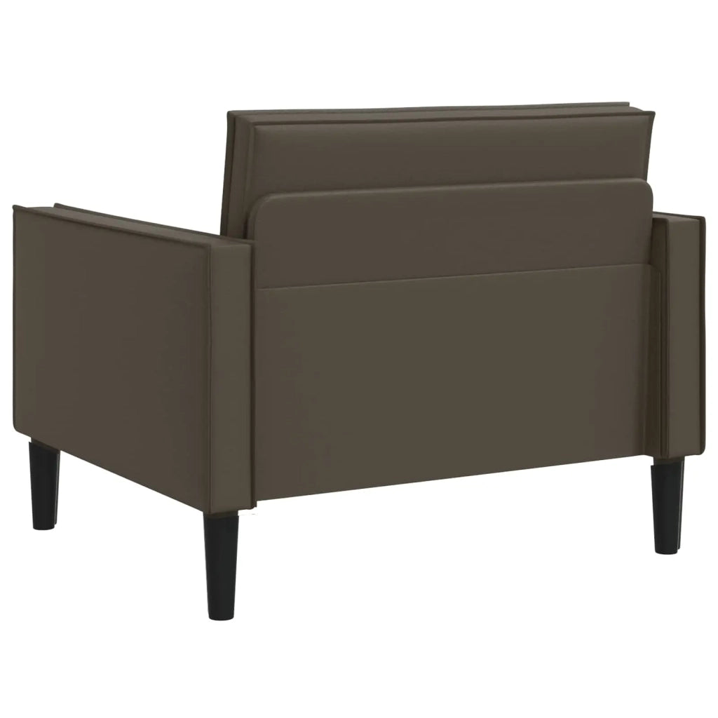Poltrona XL Marrone Similpelle 42043520