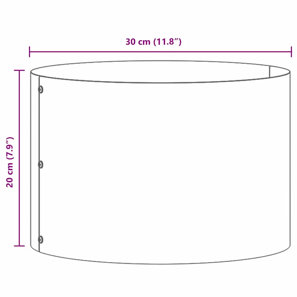 Anello per vaso Verde oliva 30 x 30 x 20 cm CFW4690862