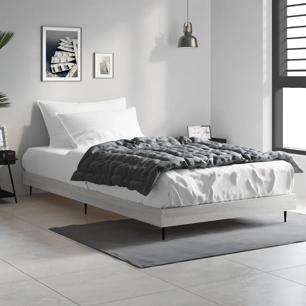 Giroletto-Struttura Letto Grigio Sonoma 90x200 cm in Legno Multistrato 763800