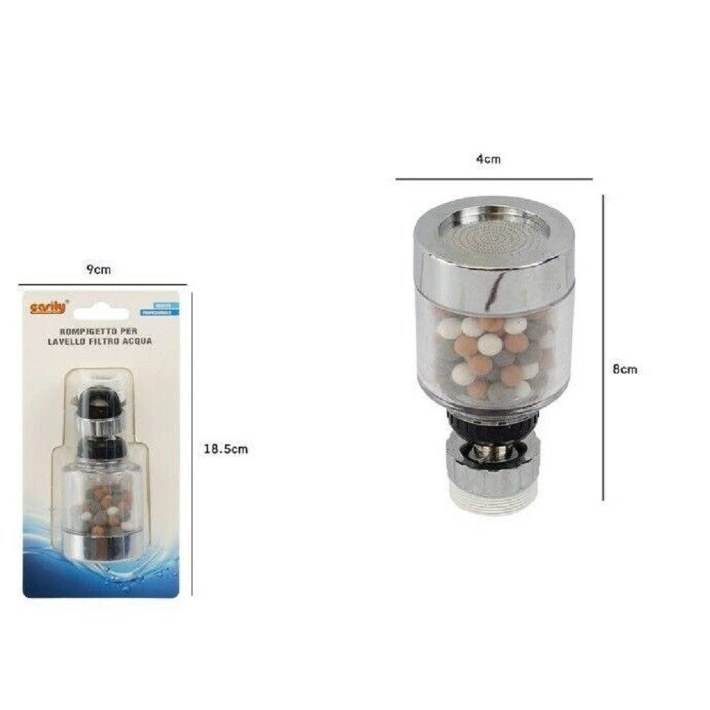Trade Shop - Doccetta Aeratore Rompigetto Per Rubinetto Miscelatore Pietre Filtro 4x8cm 52995 -