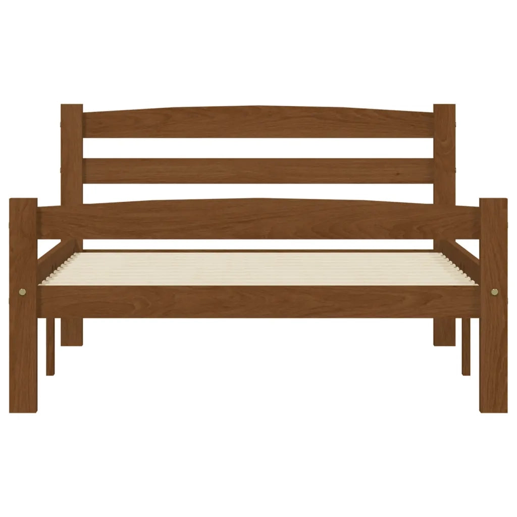 Giroletto senza Materasso Ambrato Legno Massello Pino 90x200 cm 322075