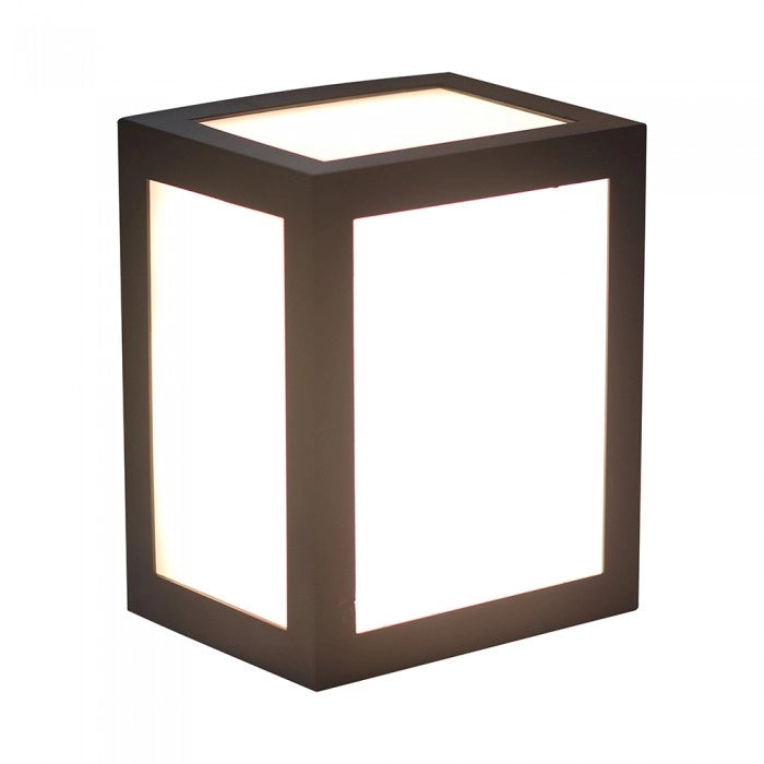 V-TAC VT-822 Lampada LED da Muro a Lanterna 12W Colore Nero 3000K IP65 - SKU 8340