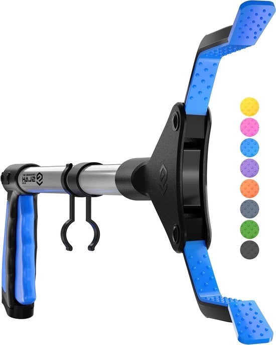 Attrezzo per la raccolta 32 pollici pieghevole rotante 360 gradi - ausili per disabili - blu 81cm Attrezzo per la raccolta