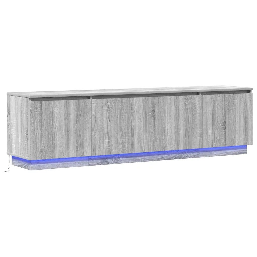 Mobile TV-Credenza TV-Console TV Grigio Sonoma 180 x 38 x 49 cm Legno multistrato