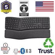 Keyra ergo multi wrls keyboard us - 25459