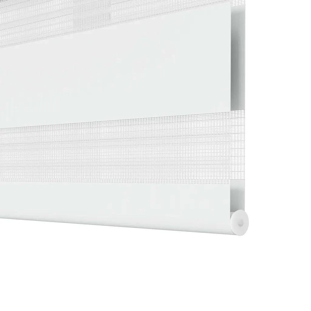 Tenda a rullo | Tenda avvolgibile zebra 90,9x150 cm Tessuto Larghezza 86,7 cm bianco