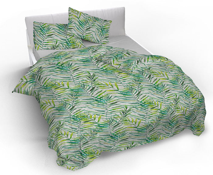 Copripiumino 1 Piazza e Mezzo con Federe Stampato in Microfibra Honolulu