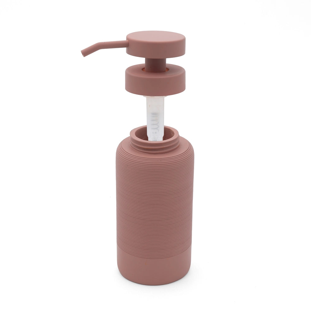 Set accessori bagno 2 pezzi in poliresina terracotta Marica