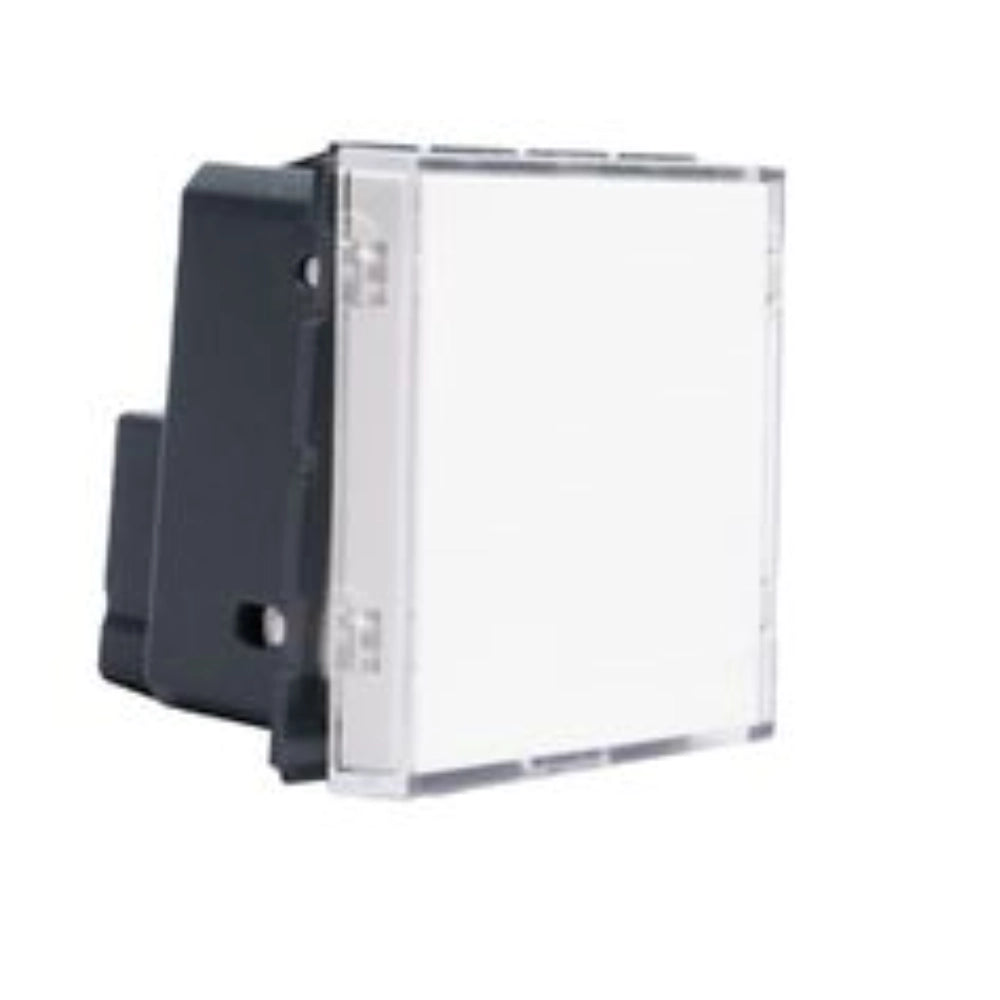 Bticino j4040 serie matixgo pulsante portanome illuminato 2 moduli 1p no 3a 250v